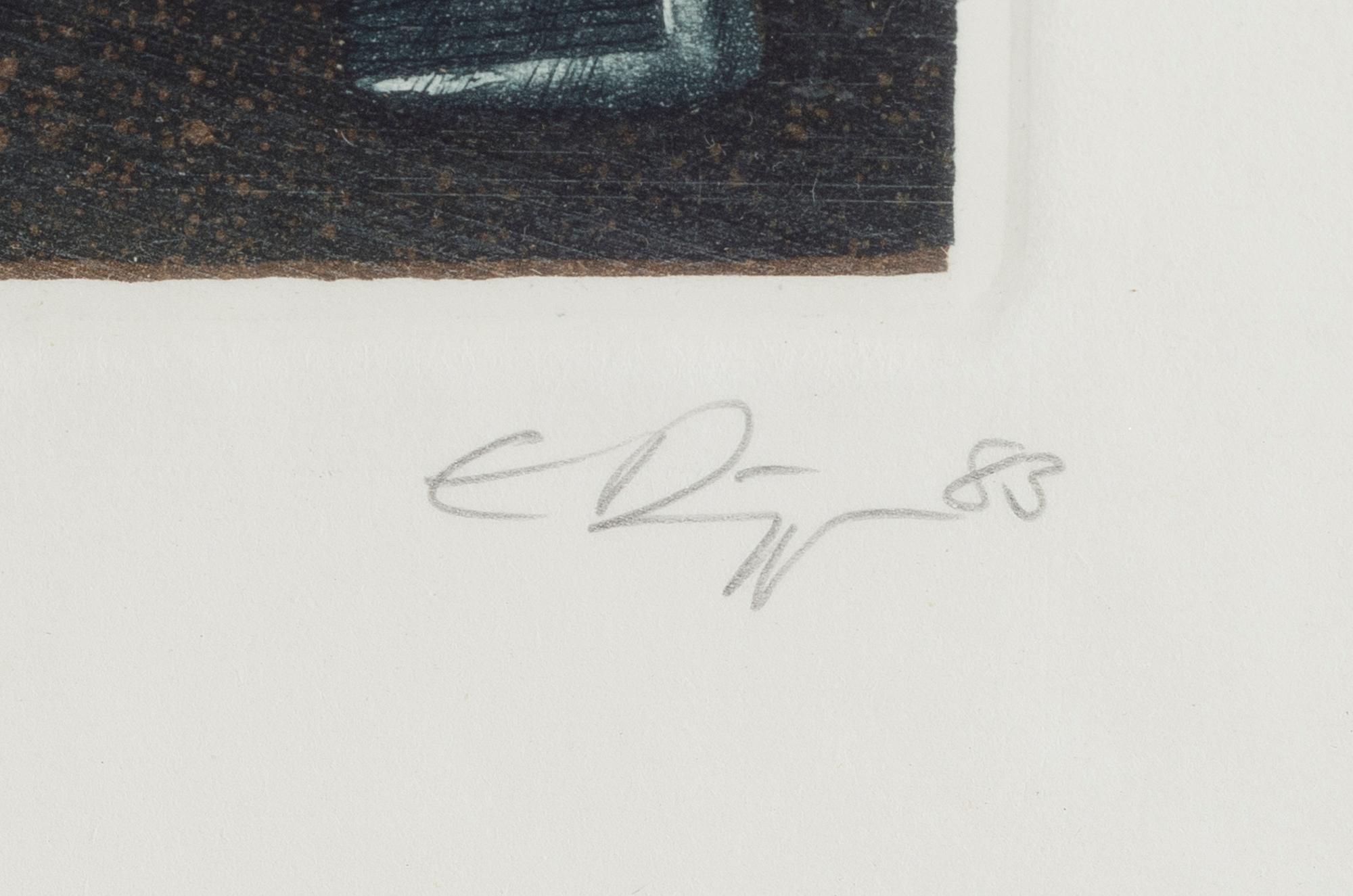 ESA RIIPPA, värietsaus, signeerattu, päivätty 83 ja numeroitu 24/40 Tpl'a.