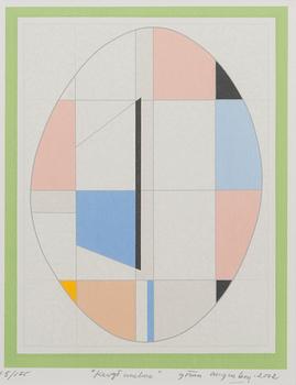 serigraph, signed and daated 2002, numbered 75/175.