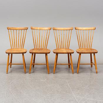 CARL MALMSTEN, stolar, 4 stycken, "Lilla Åland", 1900-talets andra hälft.