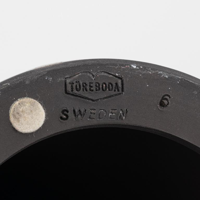 Bordslampor, ett par, lergods, Töreboda, 1960/70-tal.