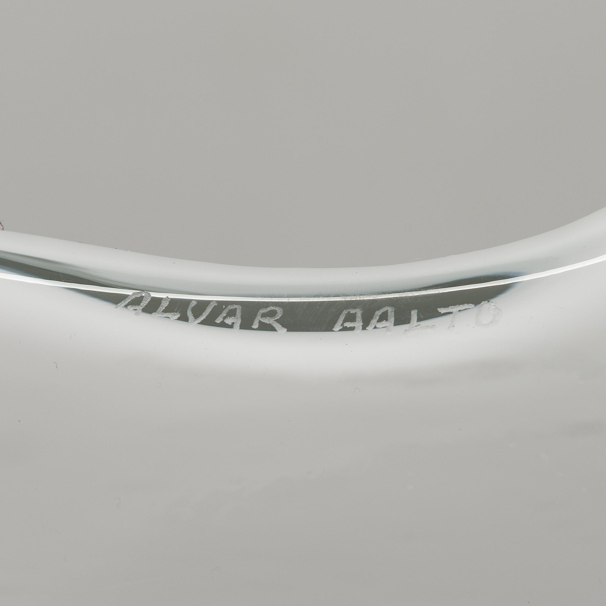 ALVAR AALTO vas, 3031, signerad Alvar Aalto.