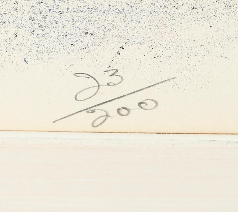 JOHN CHRISTOFOROU, färglitografi, signerad, numrerad 23/200.