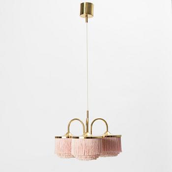 Hans-Agne Jakobsson, a brass ceiling lamp, Hans-Agne Jakobsson AB, Markaryd, Sweden, 1960's/70's.