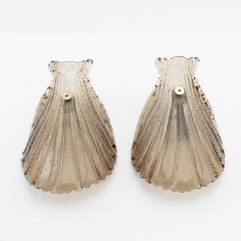 Wall lamps, 20th century.