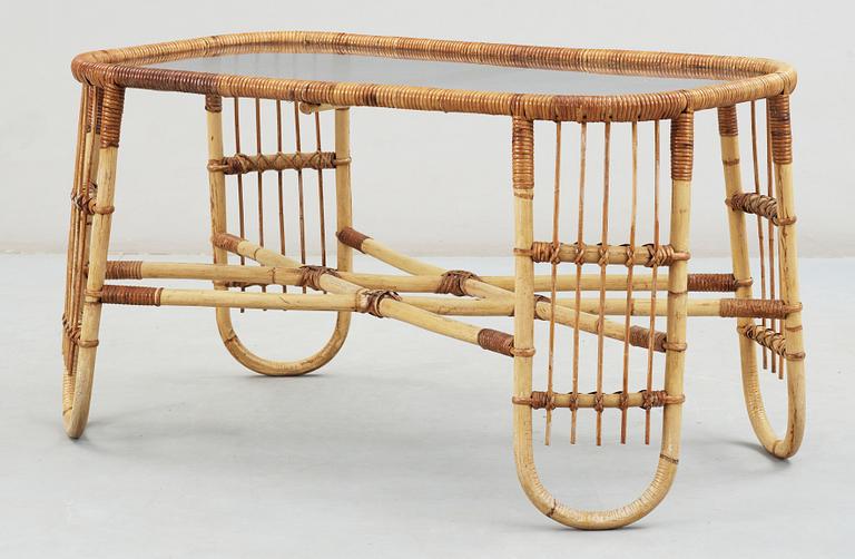 SOFFBORD, korgmöbler, 1900-tal.