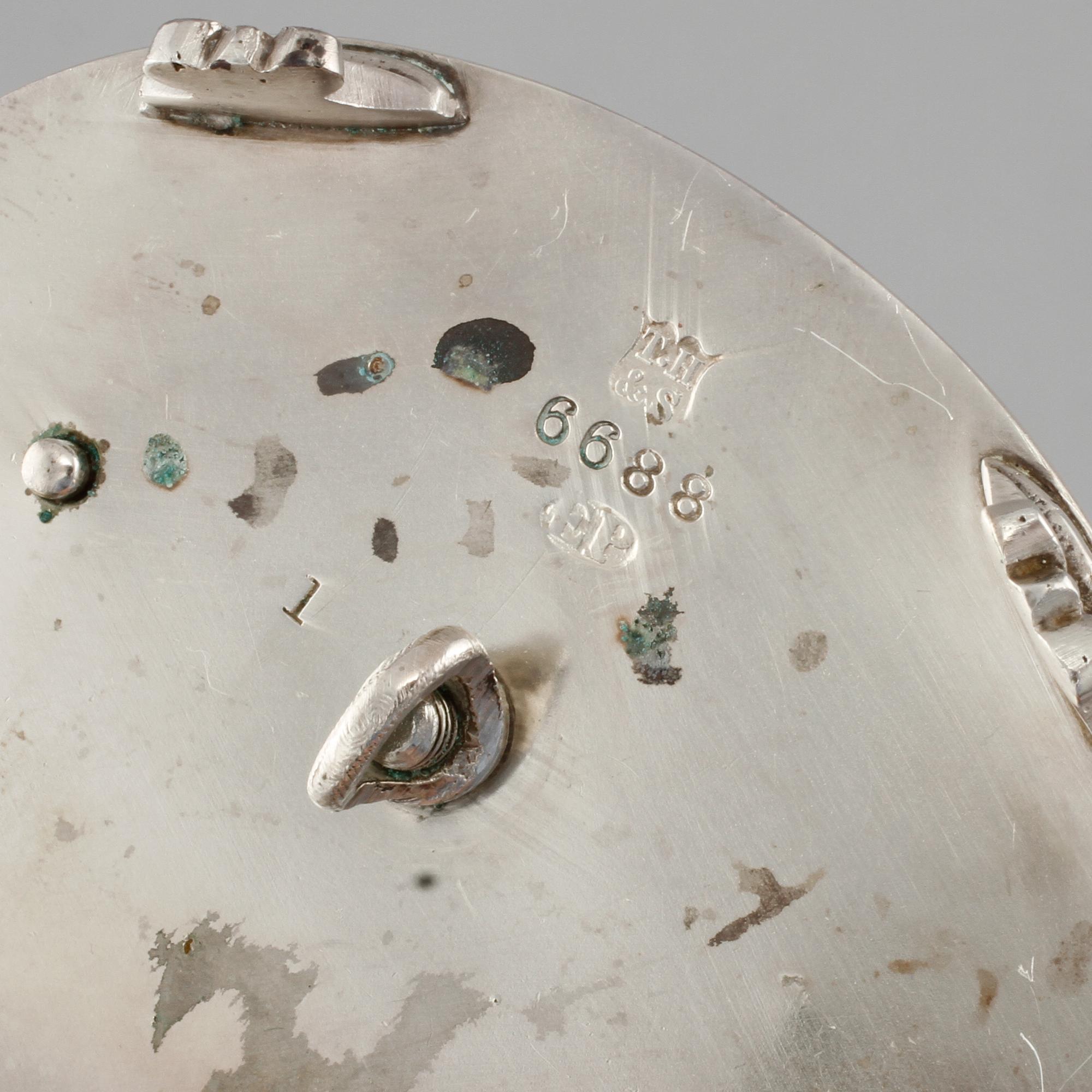SALTKAR, 4 st, nysilver, England, tidigt 1900-tal.