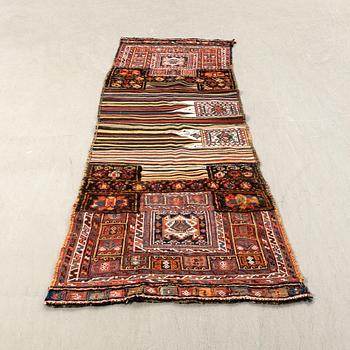 Saddle bag Bachtiari Khorjin semi-antique approx. 220x87 cm.