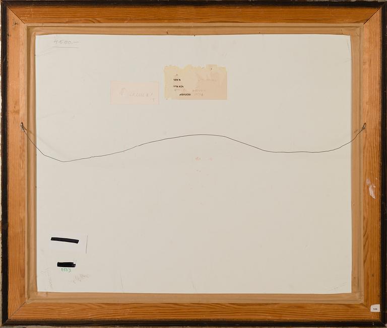 HANNU-KUSTAA MANNER, olja på pannå, signerad och daterad -78.