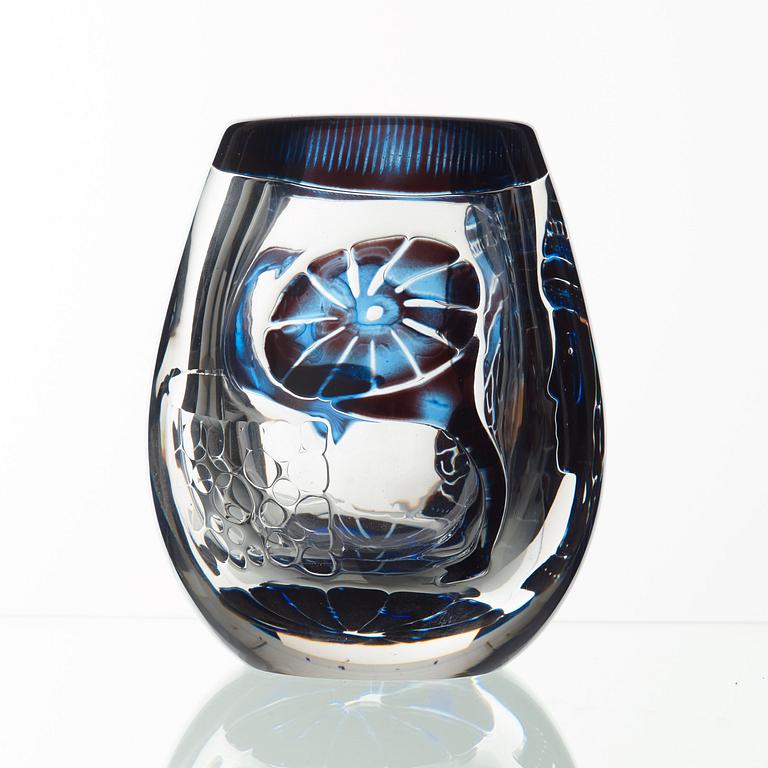 Edvin Öhrström, vas, ariel, Orrefors 1956.