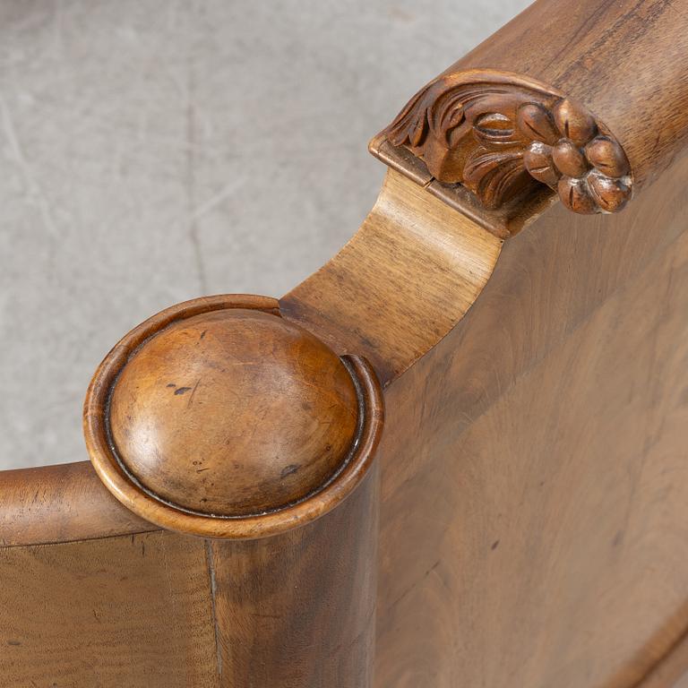 A late Empire bed, mid-19th century.