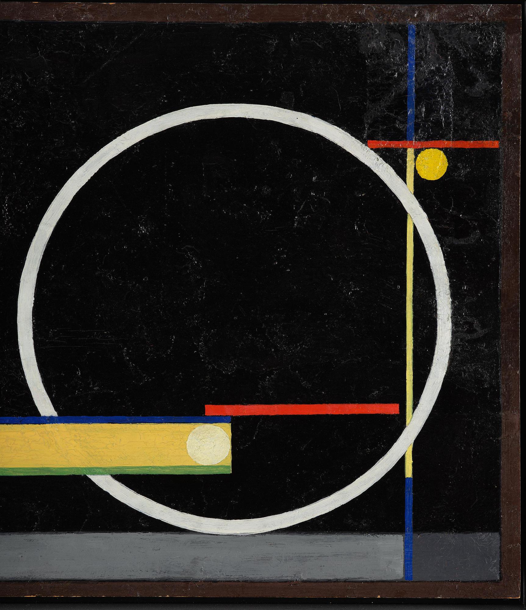 Gösta Adrian-Nilsson, "Vit cirkel Horisontell".