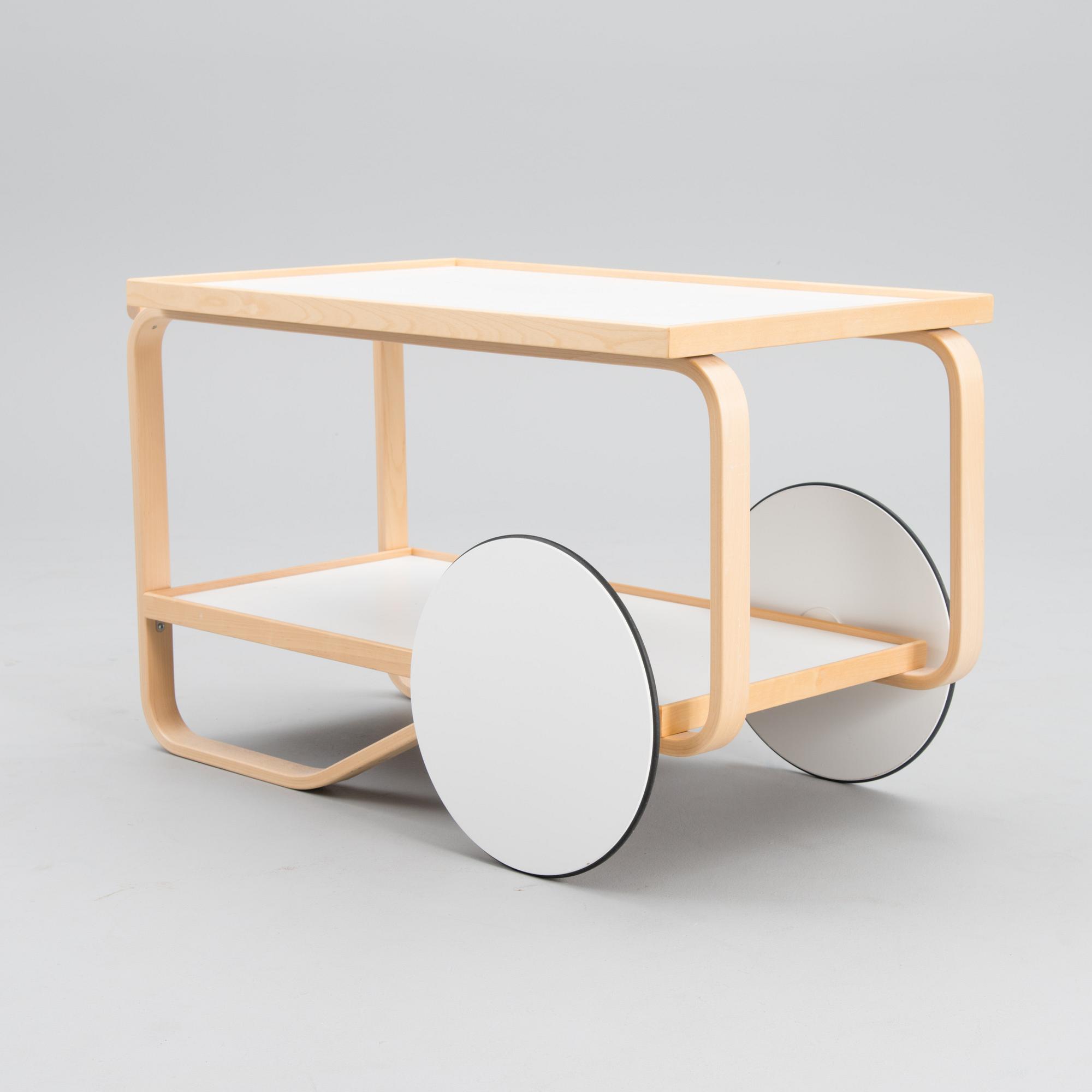 A late 21st century tea trolley model 901 for Artek.
