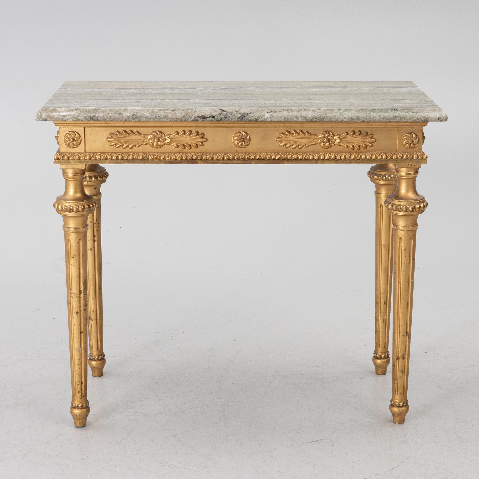 Konsolbord, 1800-talets slut.