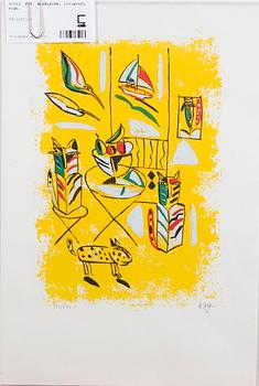 Madeleine Pyk · PYK, MADELEINE, litografi, sign. Numr 172/275.