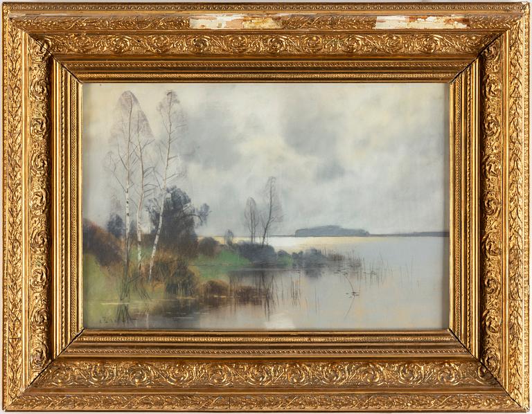 CARL BRANDT, pastel, signed.