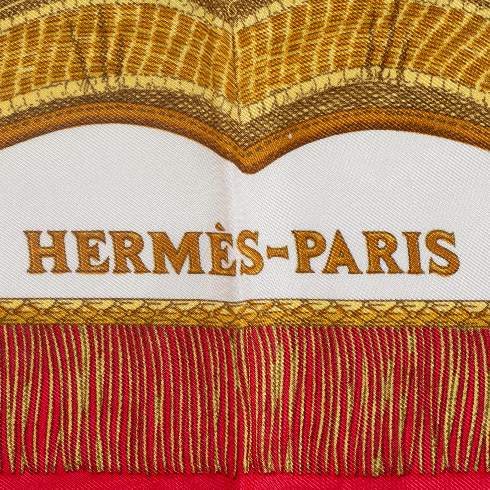 Hermès, scarf, "Poste et Cavalerie".