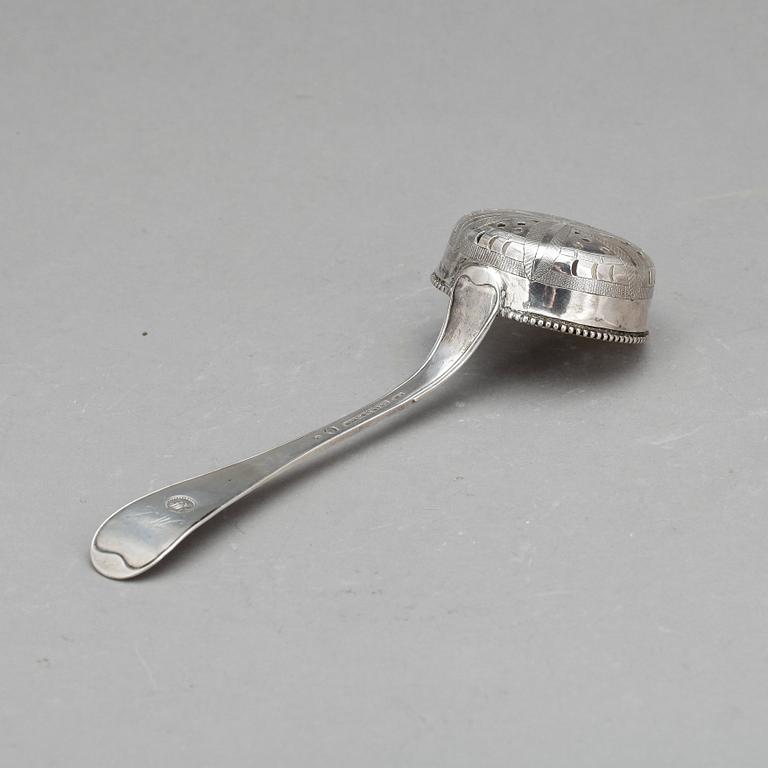 STRÖARE, silver, Magnus Ljungqvist, Kristianstad, 1791. Vikt ca 66 gram.