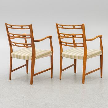 David Rosén, karmstolar, 6 st, "Futura", Nordiska Kompaniet, 1950-tal.