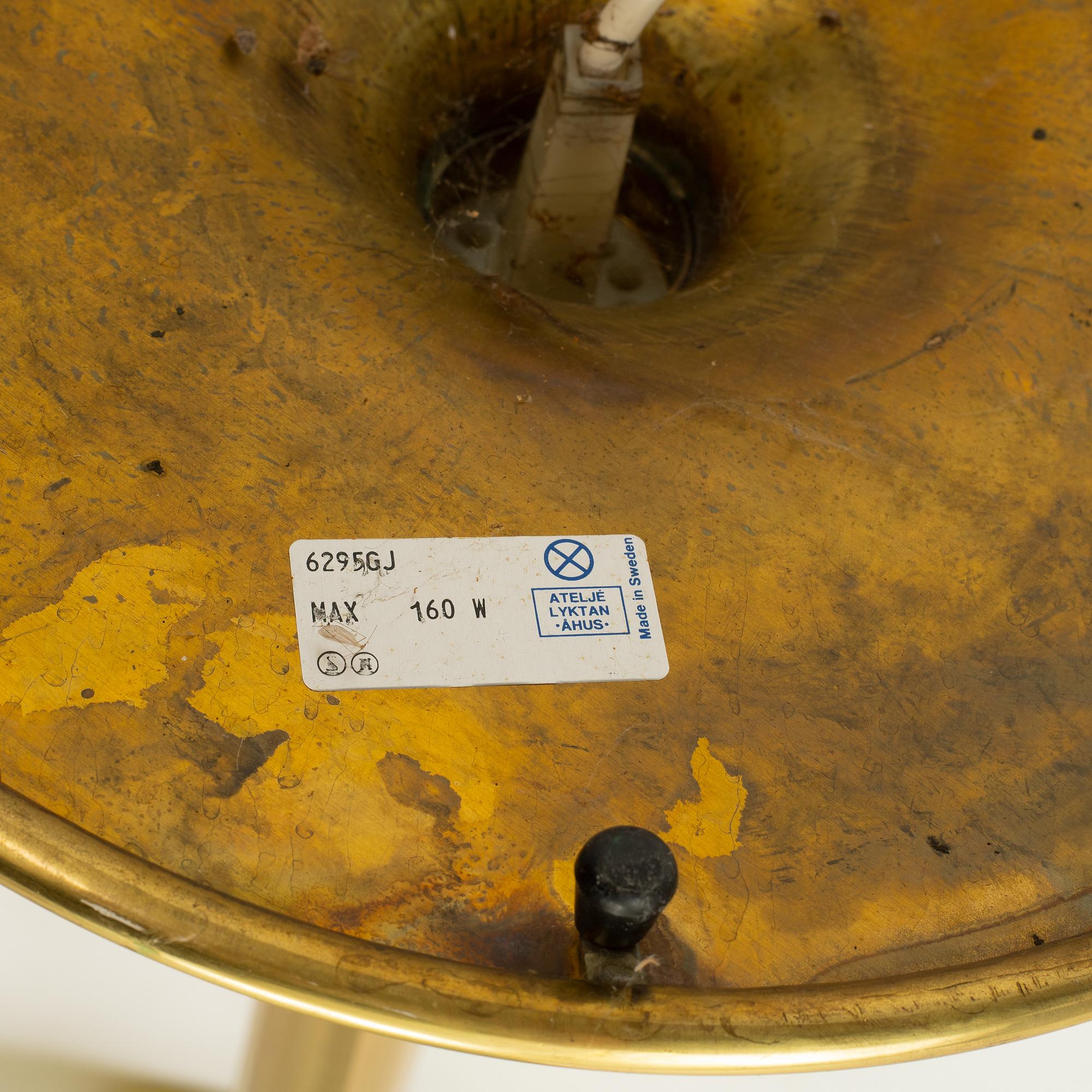 Anders Pehrson, a 'Bumling' floor lamp, Ateljé Lyktan, Åhus, later part of the 20th century.