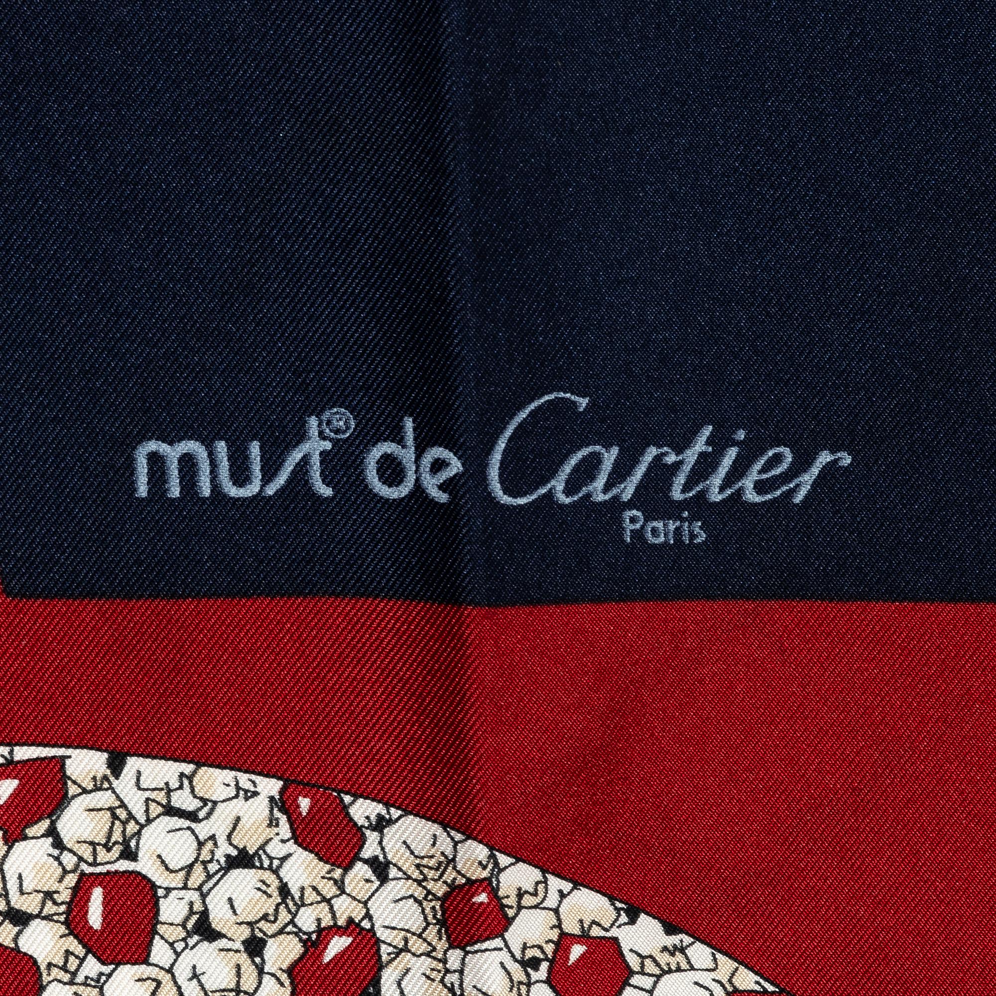 Cartier, scarf.