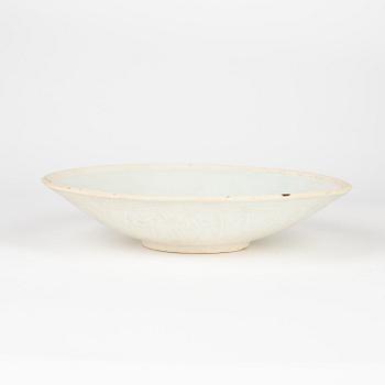 A qingbai dish, Song dynasty (960-1279).