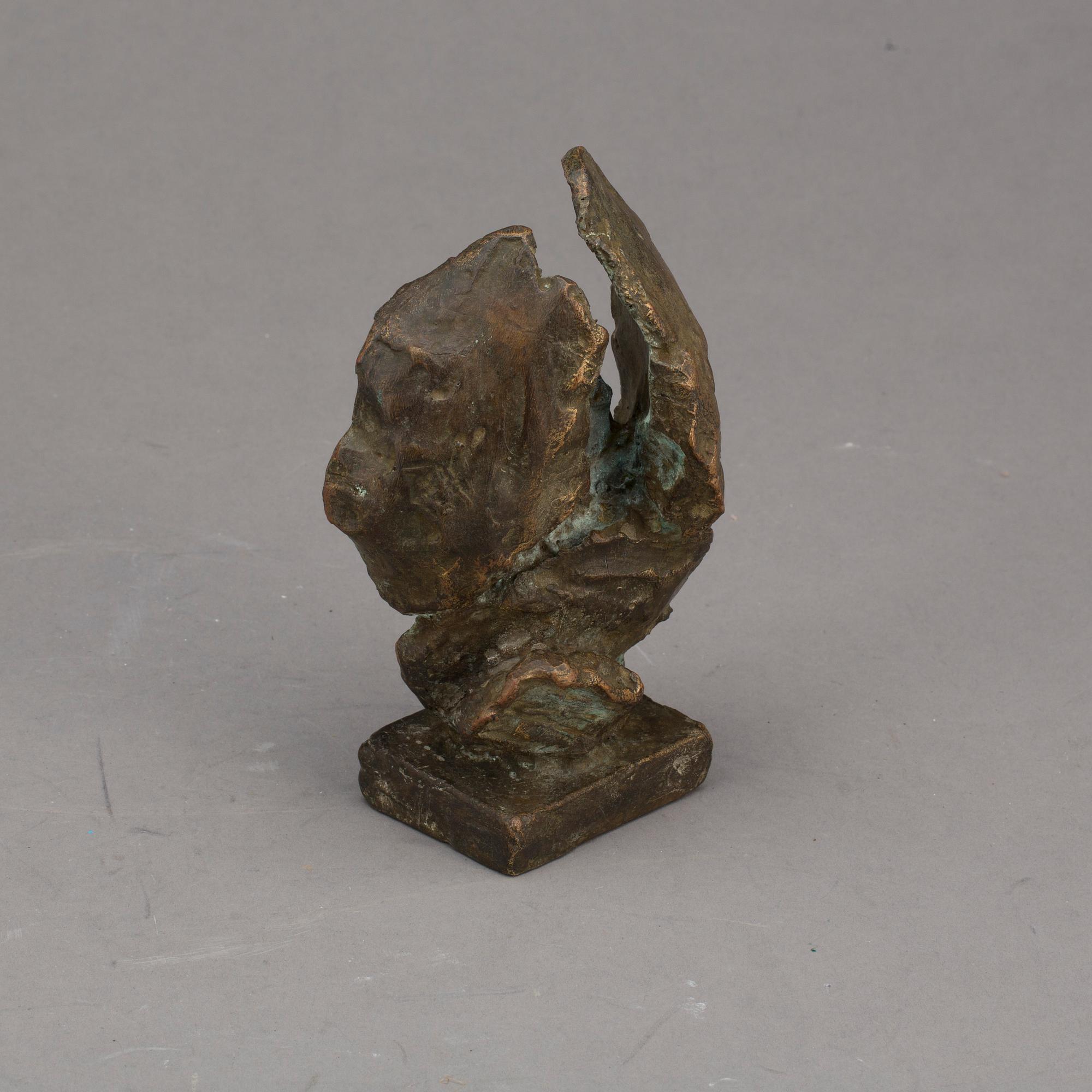 FOLKE TRUEDSSON, osignerad, brons, "Blomkalk" Nr 2.