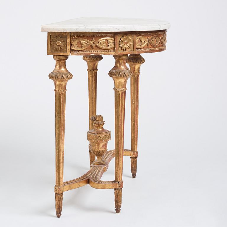 Konsolbord, Stockholmsarbete 1700-talets andra hälft, Gustavianskt.