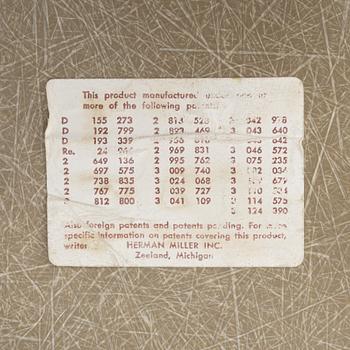 Charles & Ray Eames, stolar, 4 st, "Plastic Chair DSW", Herman Miller, 1900-talets andra hälft.