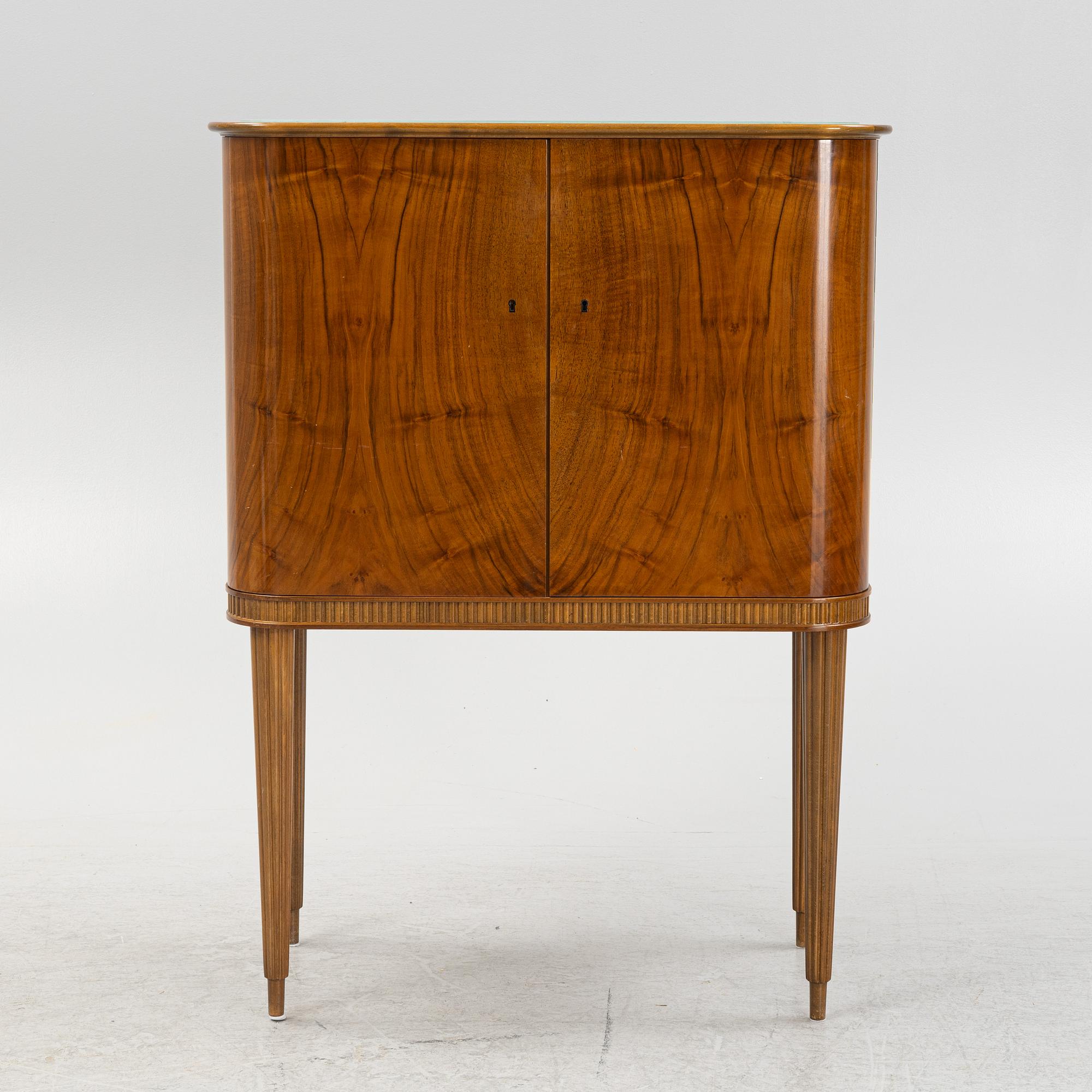 A Swedish Modern bar cabinet, AB Förenade Möbelfabrikerna, Lindköping, 1940's/50's.