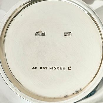 Kay Fisker, a sterling silver jug, company Anton Michelsen, Copenhagen, Denmark.