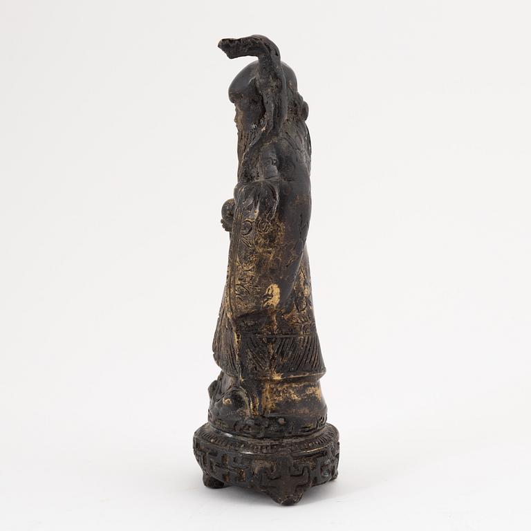 A Chinese bronze figure of Shulao, presumably 20th Century.