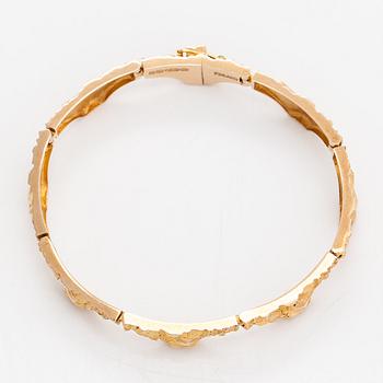 Björn Weckström, Armband "Golden bridge", 14K guld. Lapponia 1970.