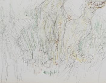 HÖGFELDT, ROBERT, blandteknik, sign.