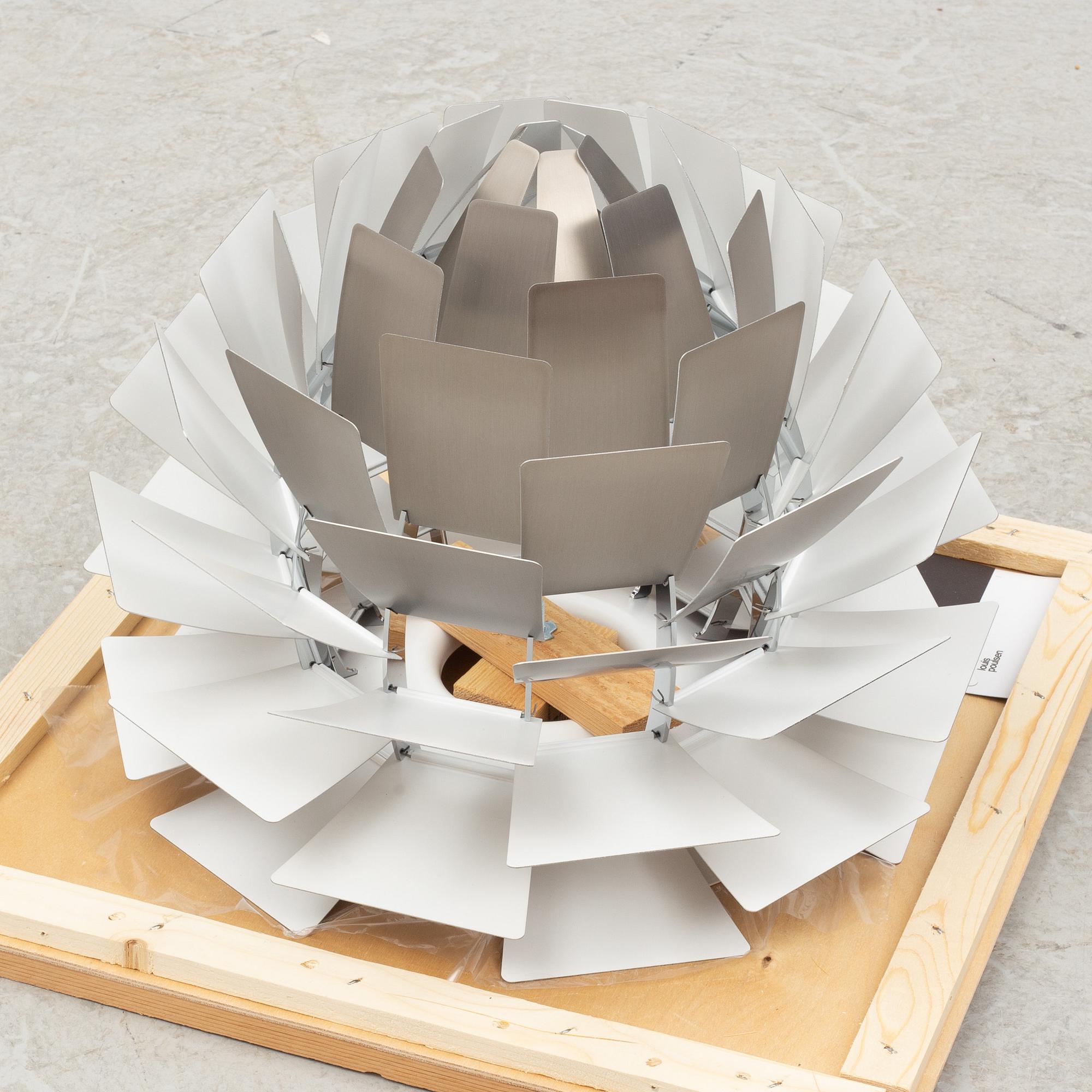 Poul Henningsen, taklampa "PH Kotte", "Artichoke", Louis Poulsen.