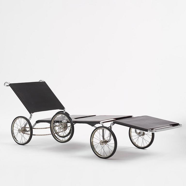 Marcel Breuer, liggfåtölj, modell "F41", Tecta, Tyskland, efter 1984.