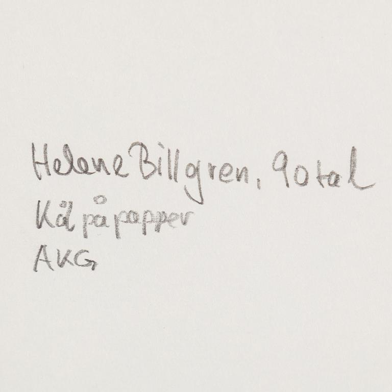HELENE BILLGREN, drawing executed in the 1990's.
