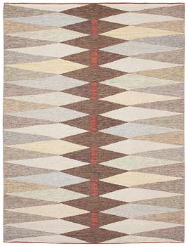 966. CARPET. Flat weave (Rölakan). 225 x 169 cm.