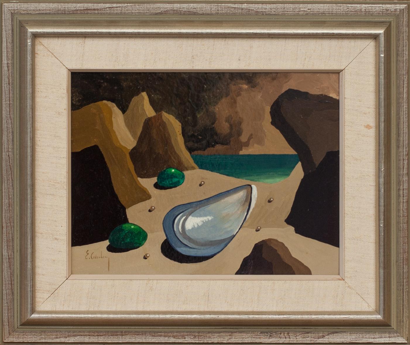 ERIC CEDERBERG, tempera på pannå, signerad.