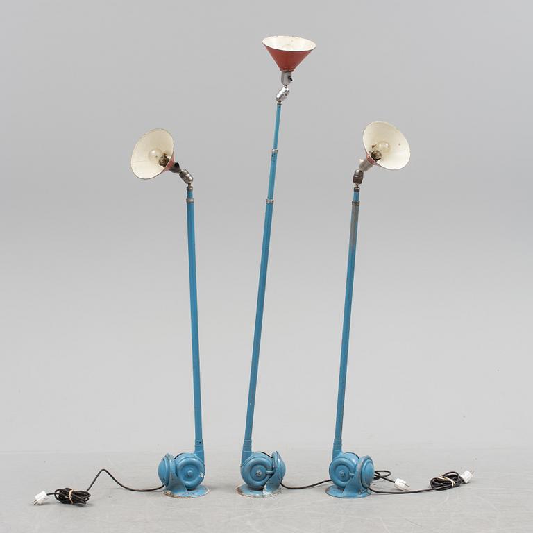 A Swedish Johan Petter Johansson "Triplex-Pendel metal light from the first half of the 20th century.