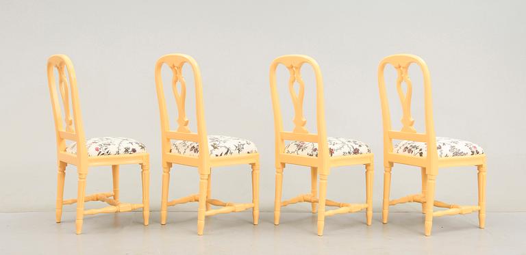 STOLAR, 4st, "Hallunda" ur Ikeas 1700-tals serie. 1990-tal.