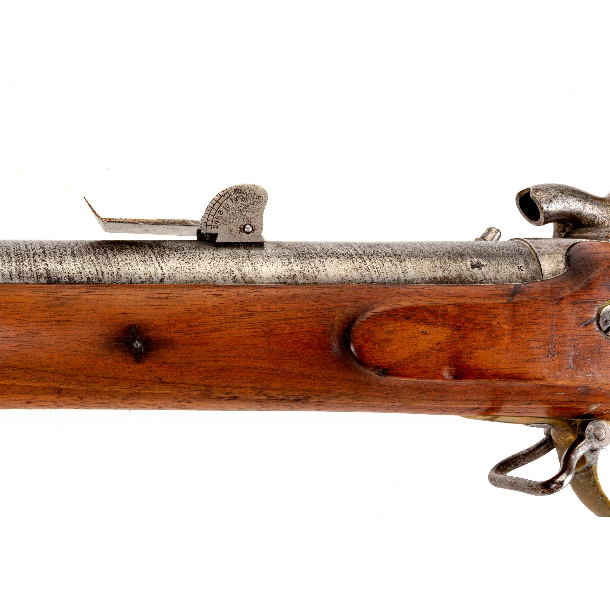 A percussion carbine for the Russian light infantry M 1843.