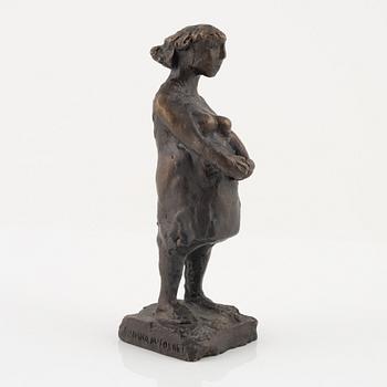 Bror Marklund, sculpture, unsigned, bronze, height 22.5 cm.