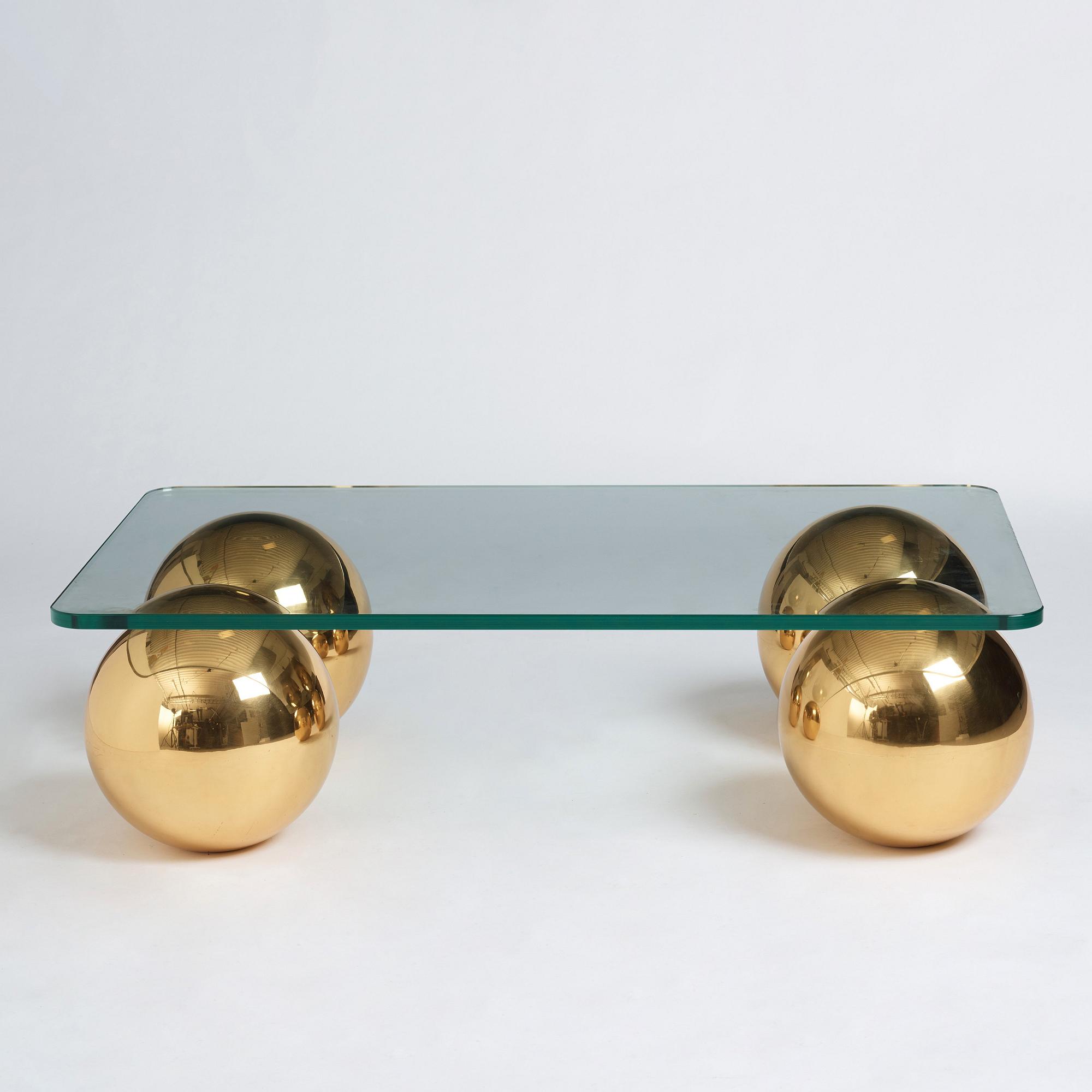 Angelo Donghia, probably, a coffee table, for Donghia Rubelli group, Italy 21st Century.