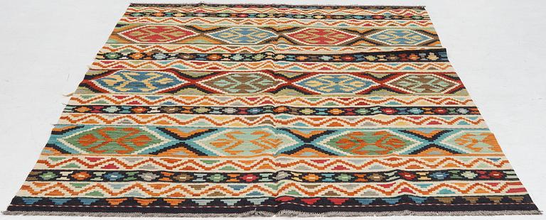 Rug, kilim 258 x 170 cm.