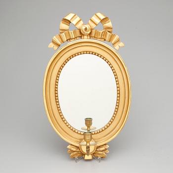 SPEGELLAMPETTER, ett par, gustaviansk stil, 19/2000-tal.