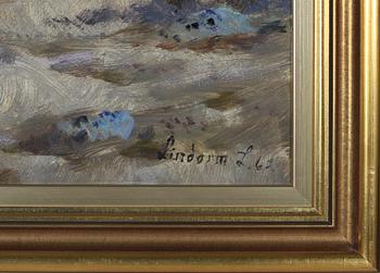 LINDORM LILJEFORS, olja på pannå. Sign o dat -62.