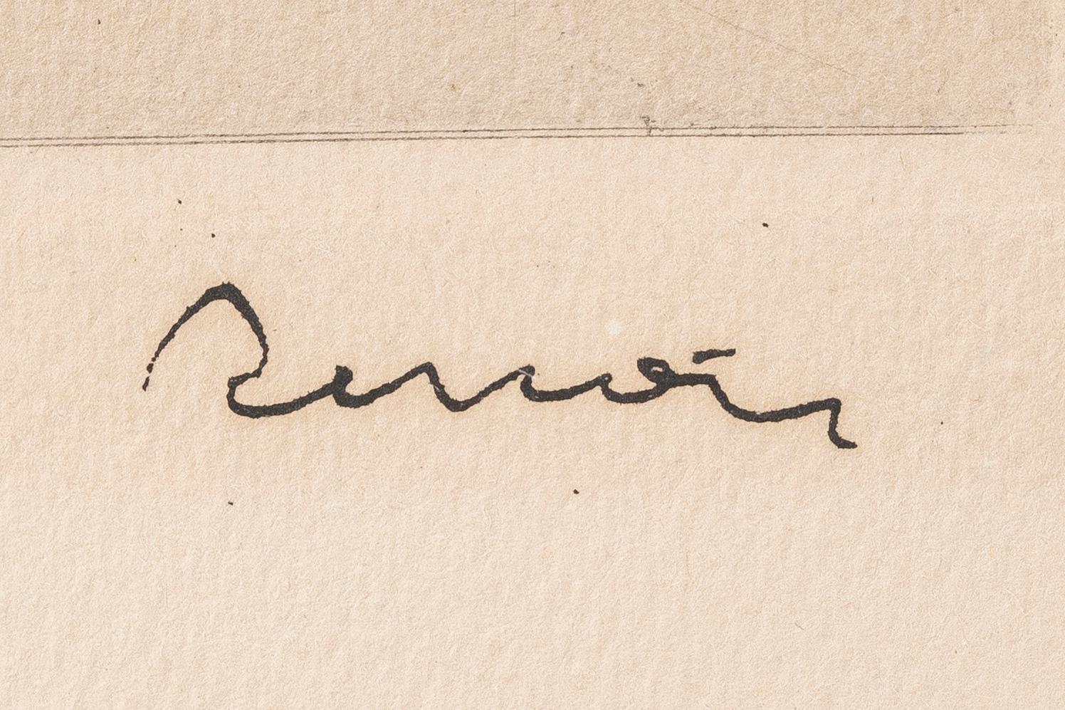 Pierre-Auguste Renoir, "Femme nue couchée".