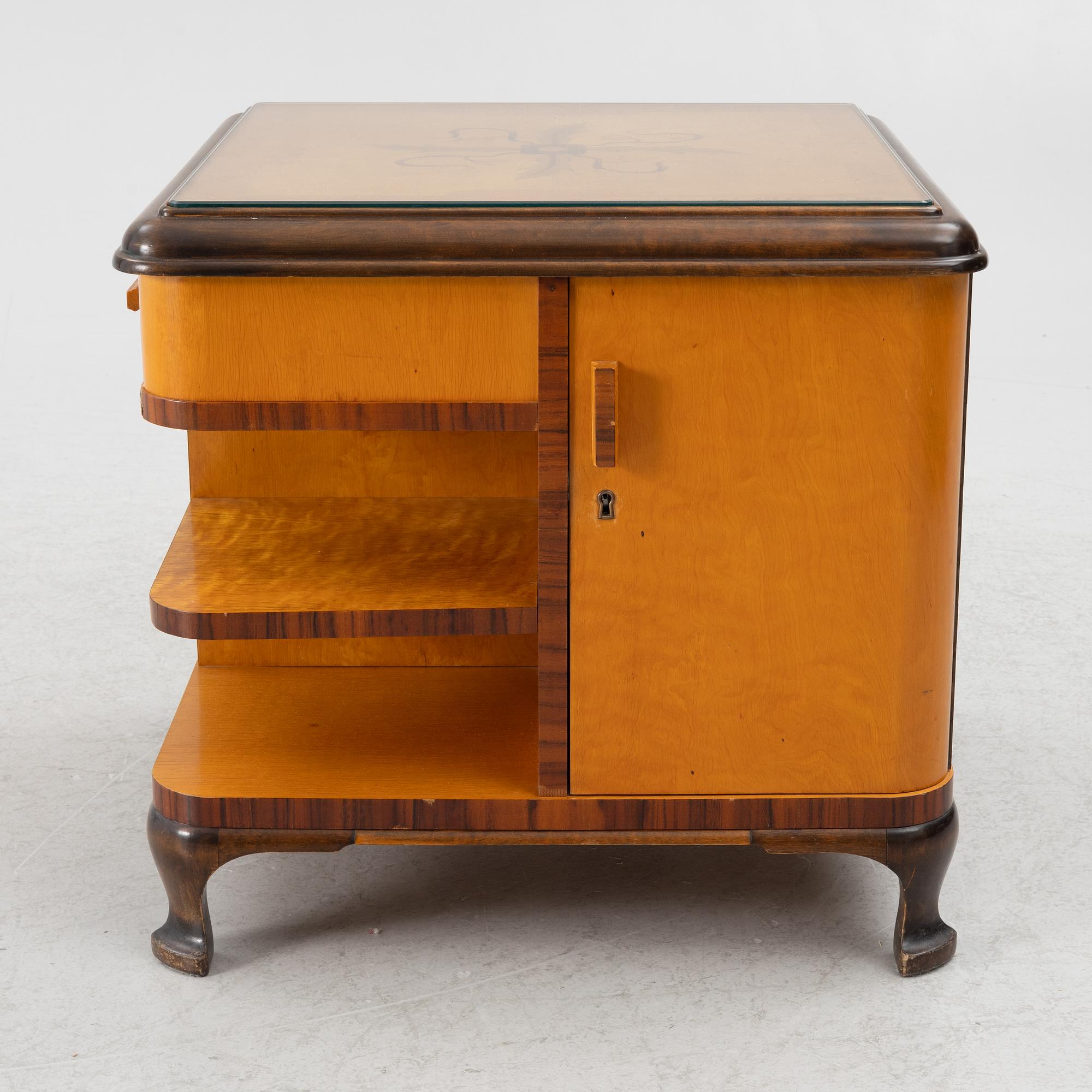 Rökbord /sidobord, 1930-tal.