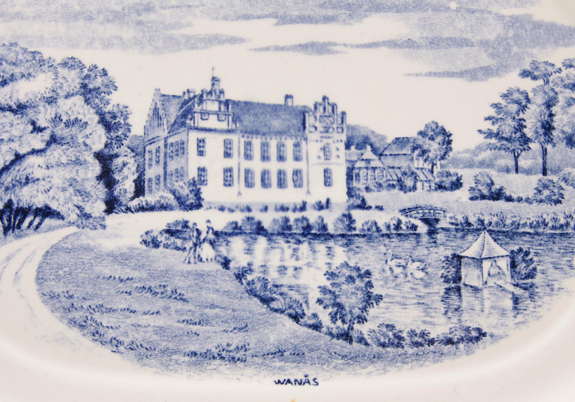 MATSERVIS, 50 delar,flintgods, "Skåne", Rörstrand.