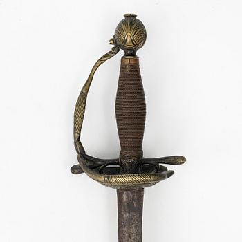 Sword, Rococo style, likely late 18th century.